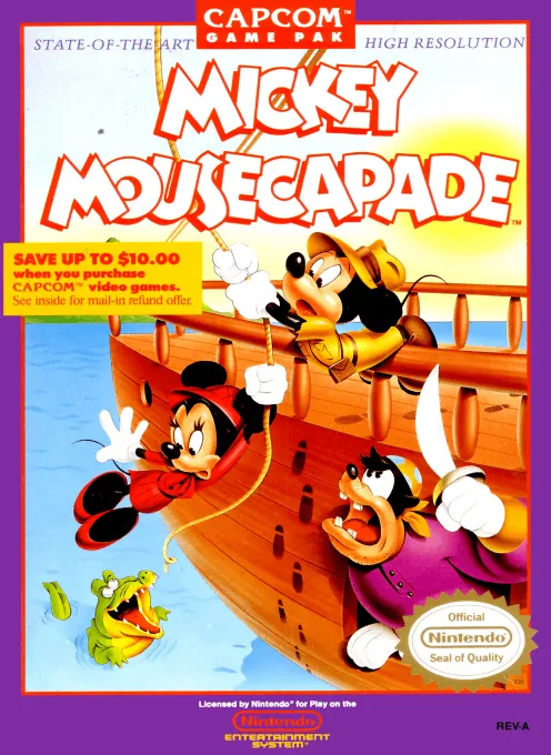Mickey Mousecapade box art