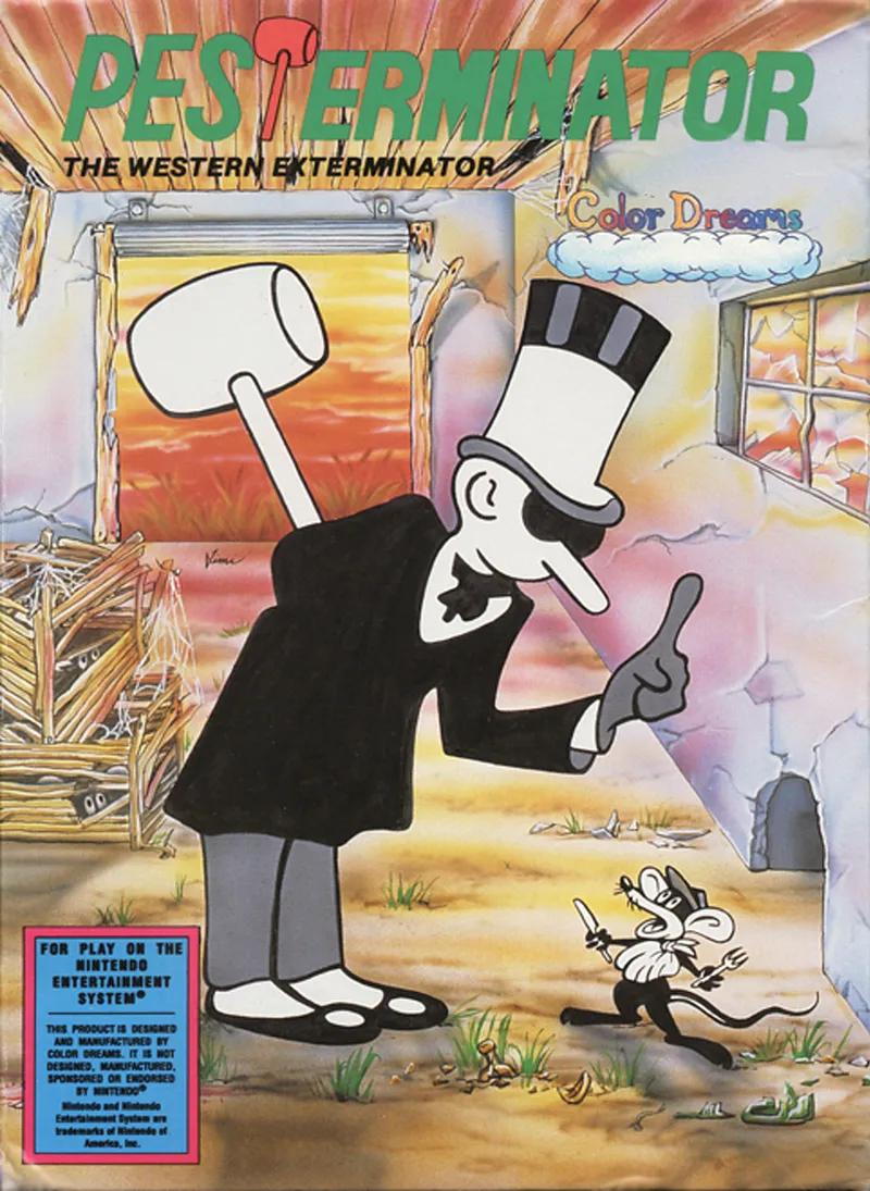 Pesterminator: The Western Exterminator box art