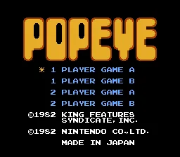 Popeye screenshot
