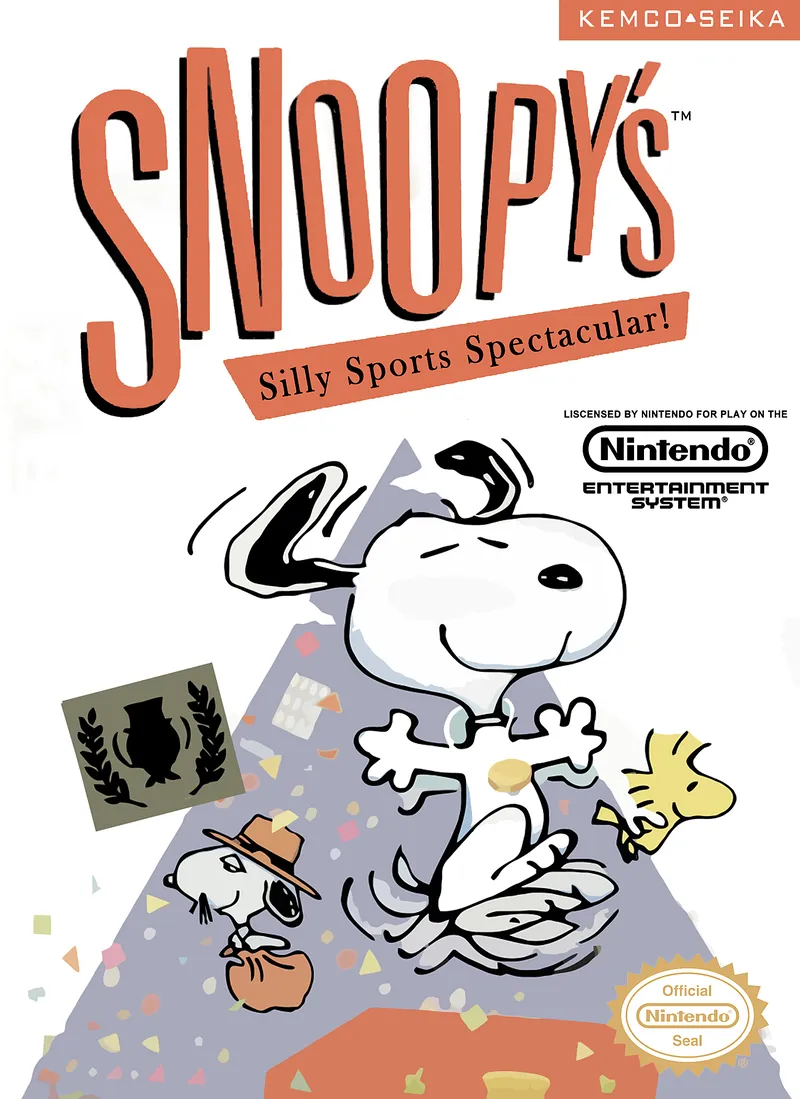Snoopy's Silly Sports Spectacular! box art