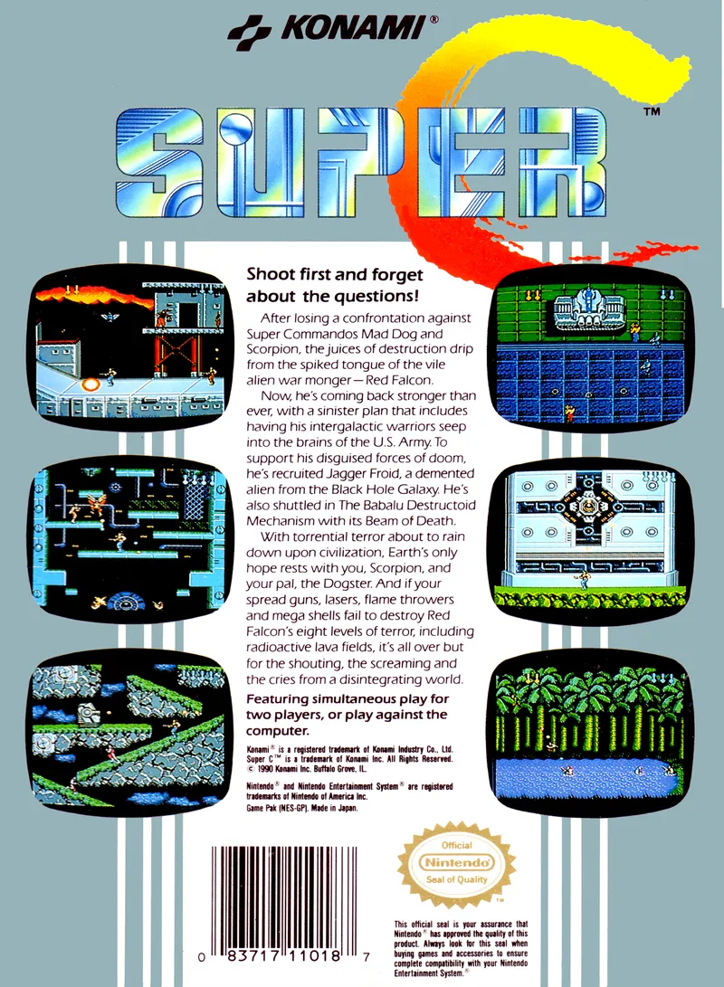 Super C box back