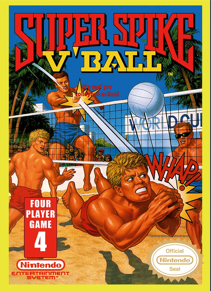 Super Spike V'Ball box art