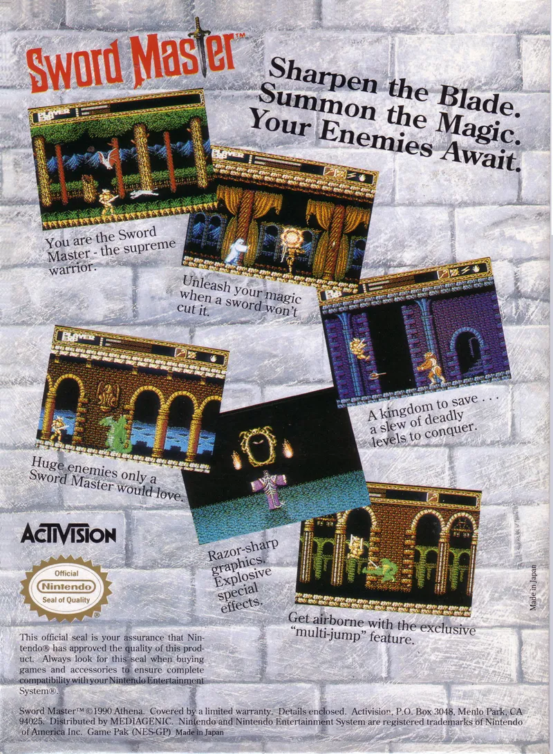 Sword Master box back