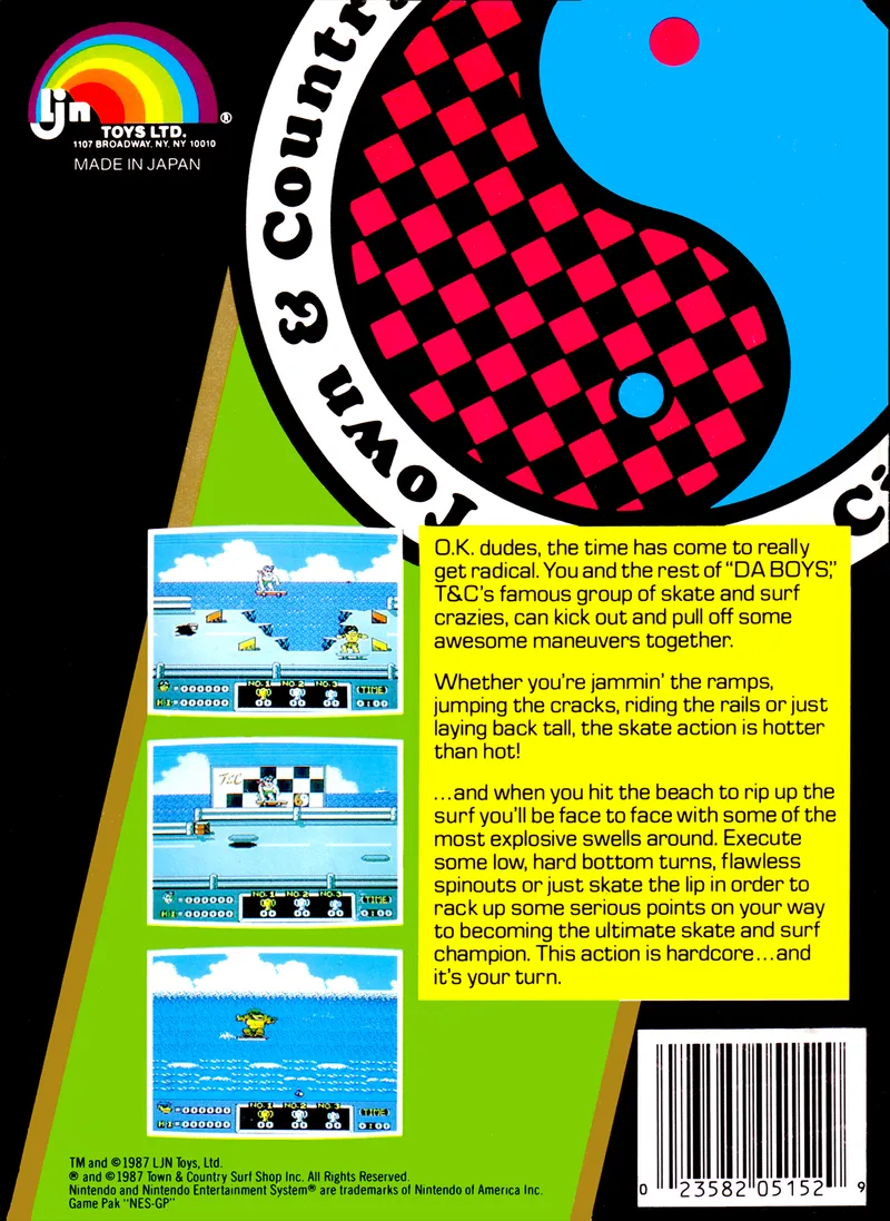 Town & Country Surf Designs: Wood & Water Rage box back