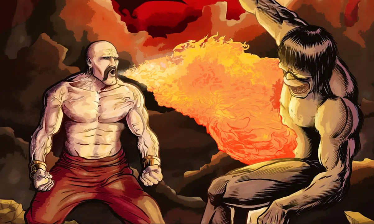 Backdrop artwork for Karnov