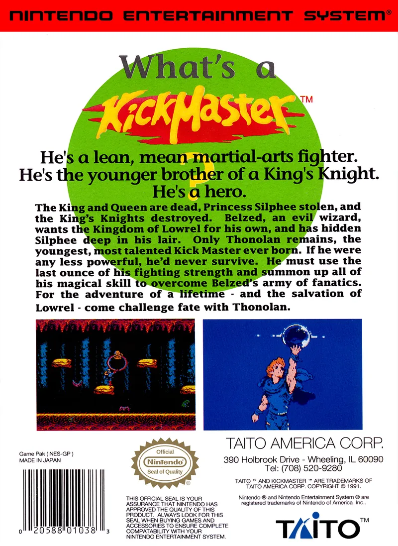 Kick Master box back