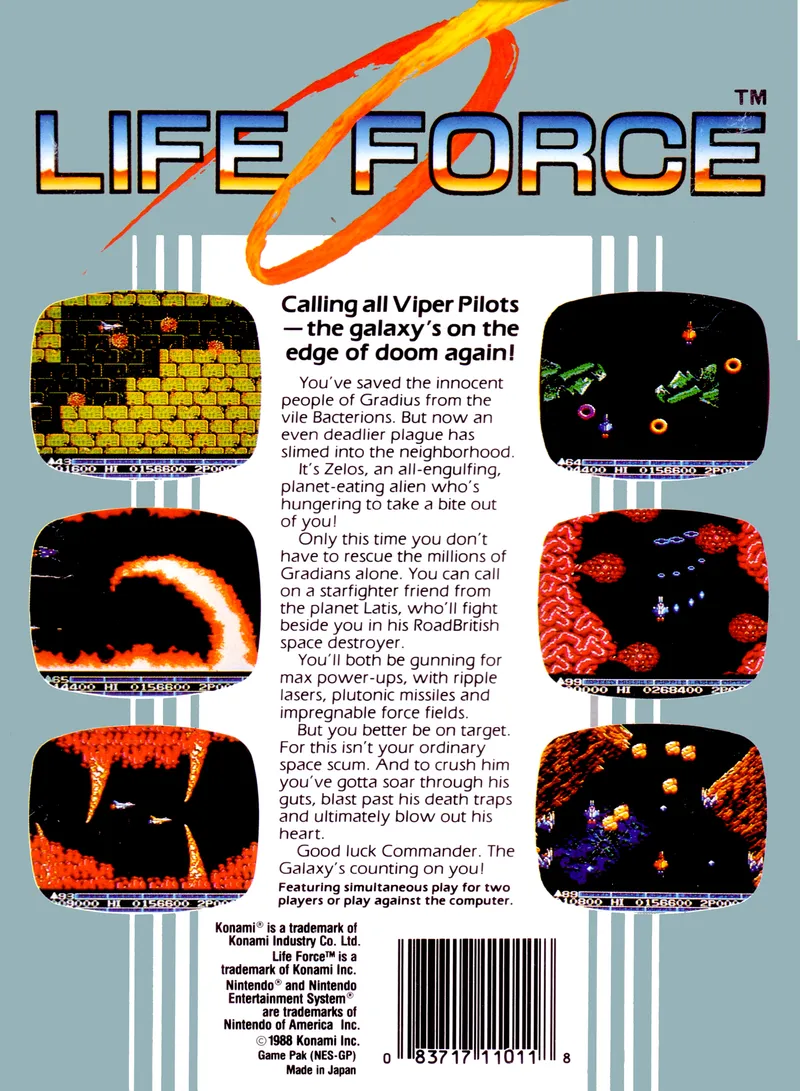 Life Force box back