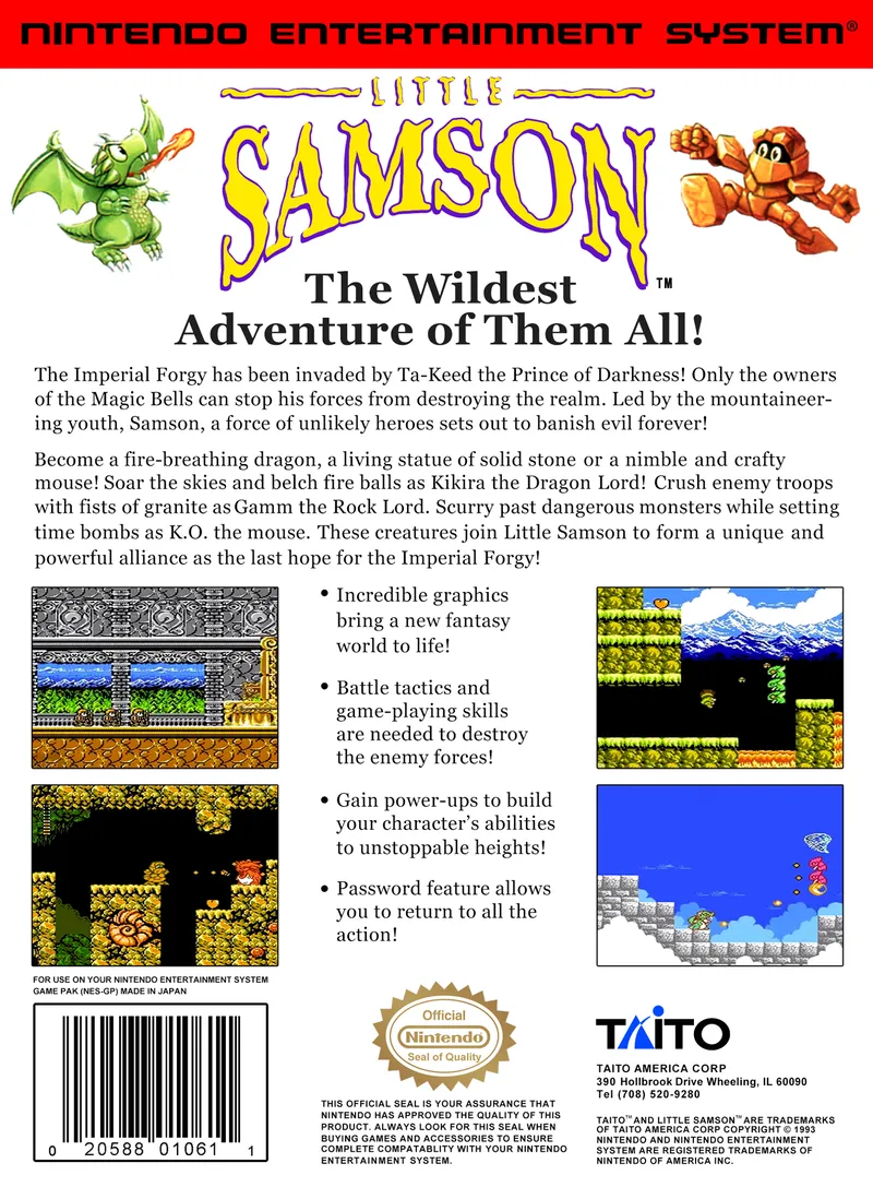 Little Samson box back