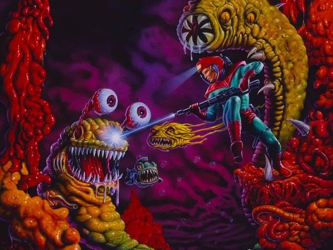 Backdrop artwork for Abadox: The Deadly Inner War