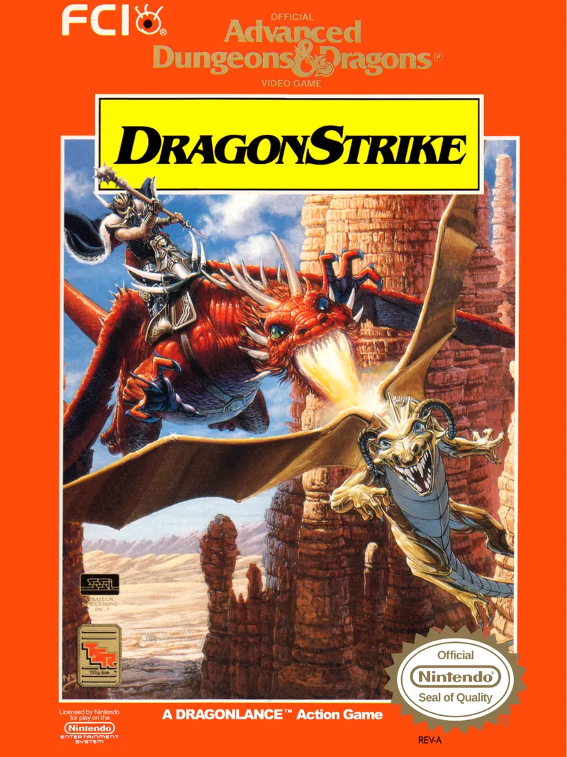 Advanced Dungeons & Dragons: DragonStrike box art