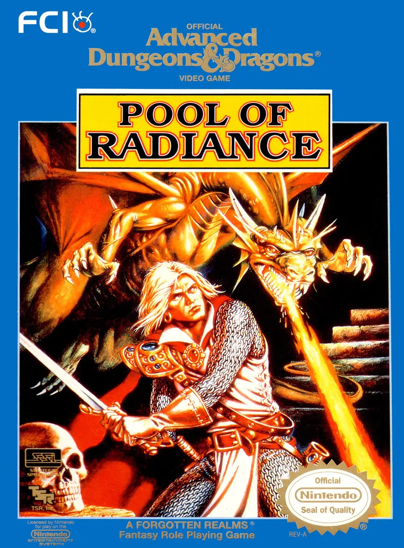 Advanced Dungeons & Dragons: Pool of Radiance box art