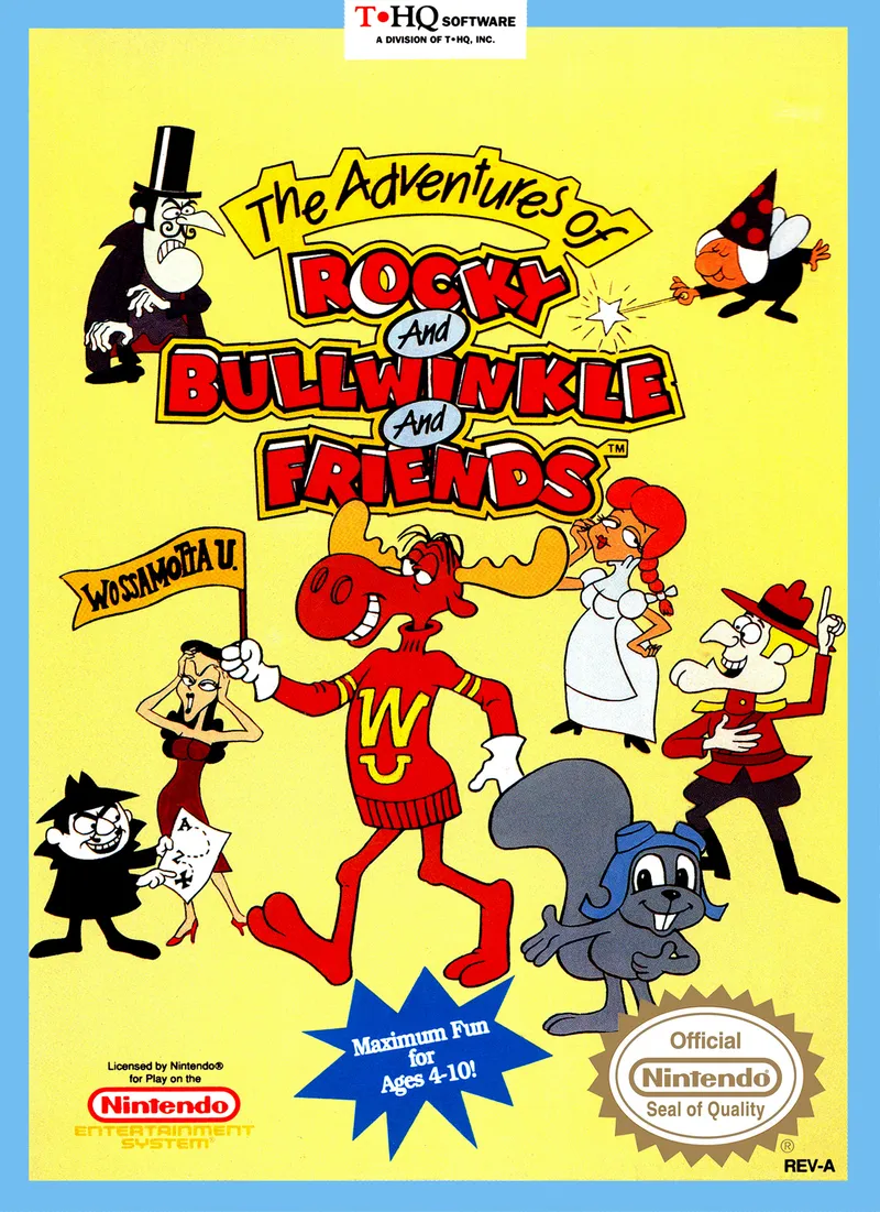 The Adventures of Rocky and Bullwinkle and Friends box art
