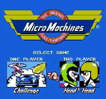 Backdrop artwork for Micro Machines