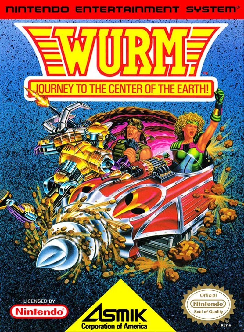 Wurm: Journey to the Center of the Earth box art