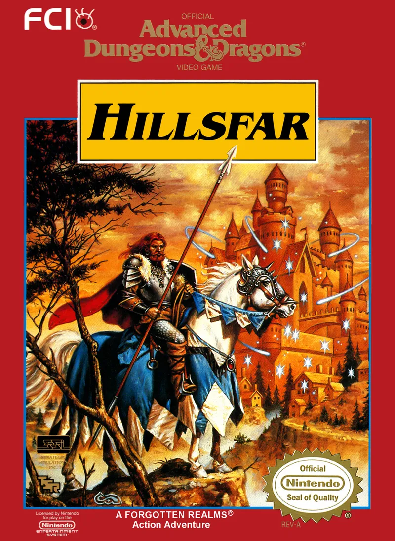 Advanced Dungeons & Dragons: Hillsfar box art