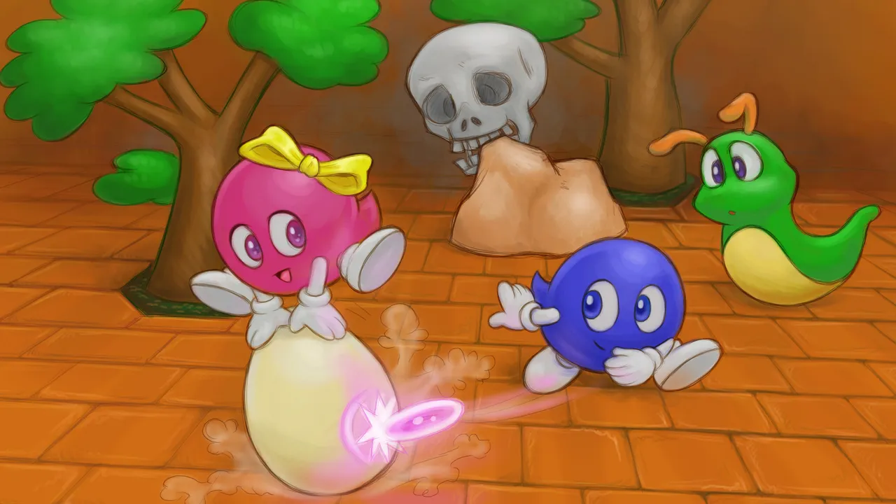 Backdrop artwork for Adventures of Lolo 2