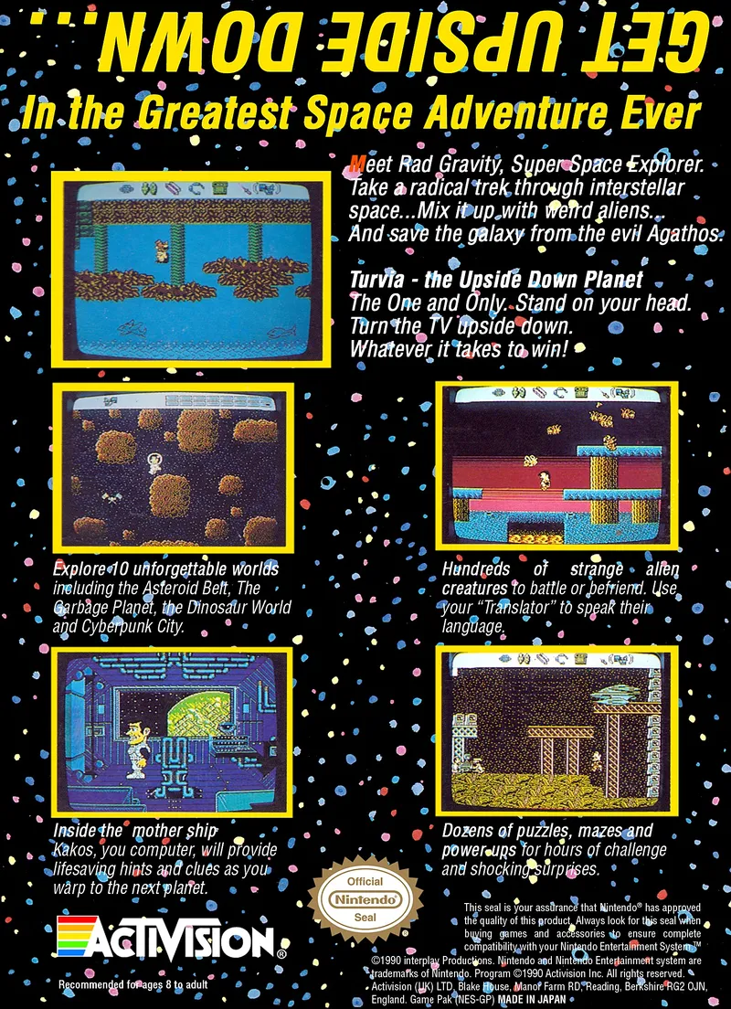 The Adventures of Rad Gravity box back