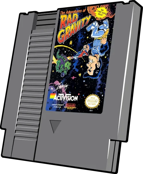 The Adventures of Rad Gravity cart