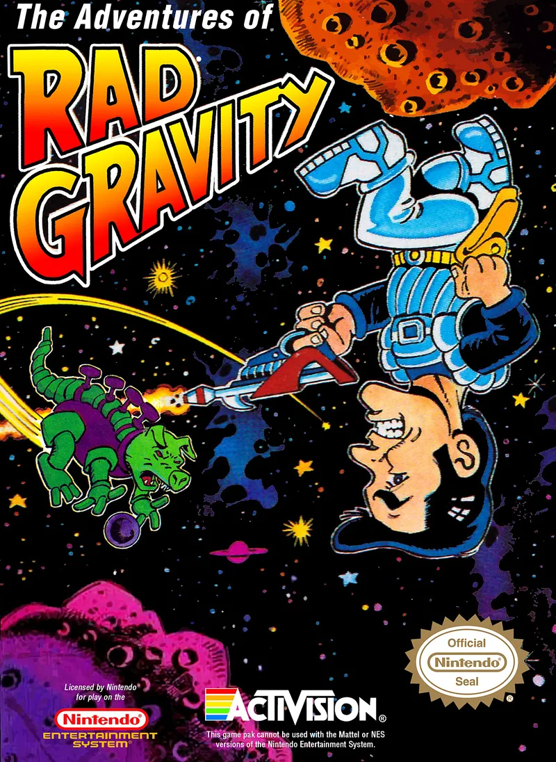 The Adventures of Rad Gravity box art