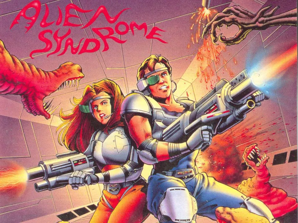 Backdrop artwork for Alien Syndrome