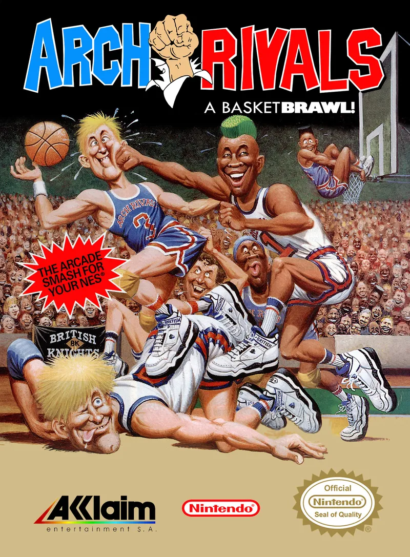 Arch Rivals: A Basketbrawl! box art