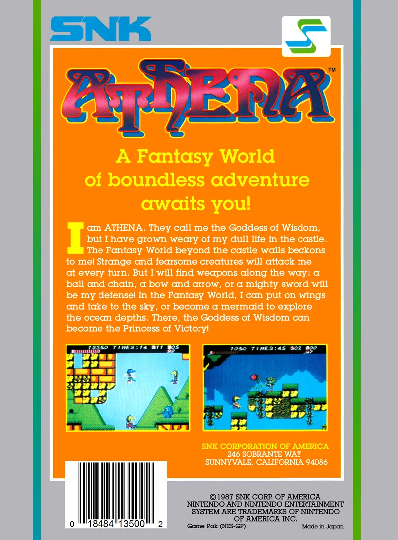 Athena box back