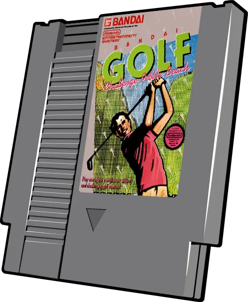 Bandai Golf: Challenge Pebble Beach cart