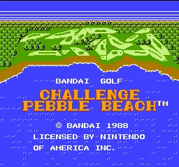 Bandai Golf: Challenge Pebble Beach screenshot