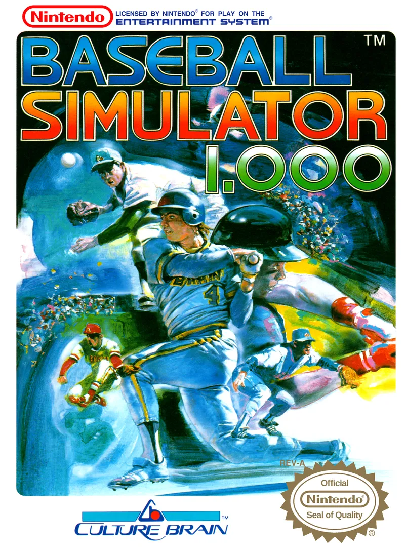 Baseball Simulator 1.000 box art