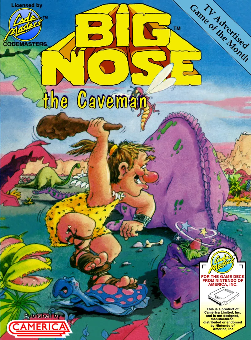 Big Nose the Caveman box art