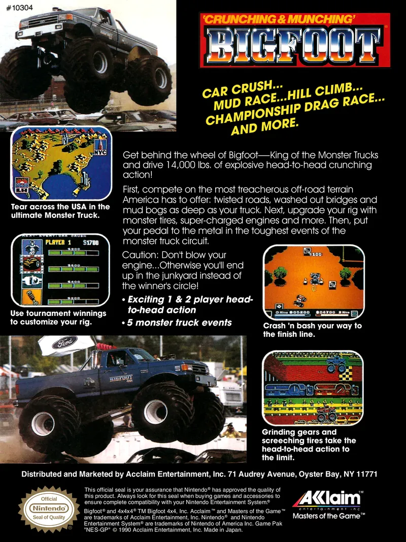 Bigfoot box back