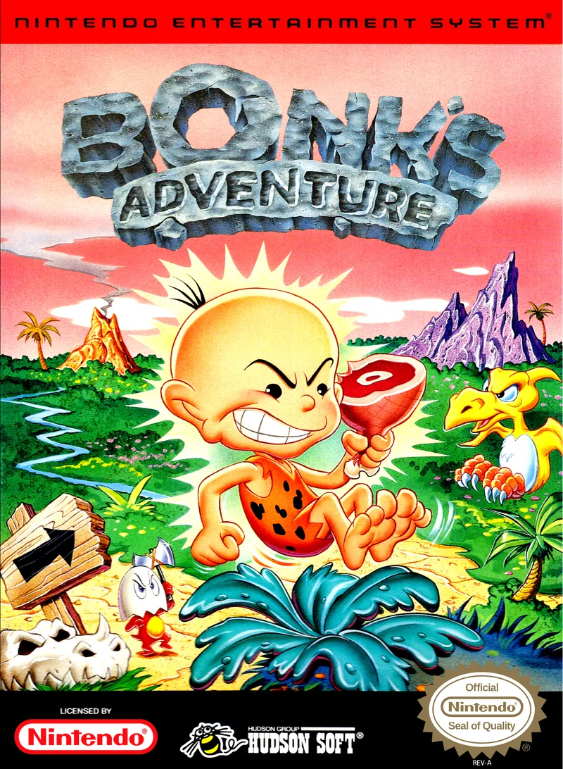 Bonk's Adventure box art
