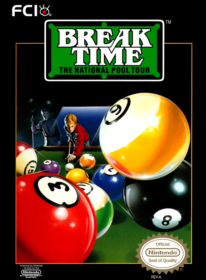 Break Time: The National Pool Tour box art