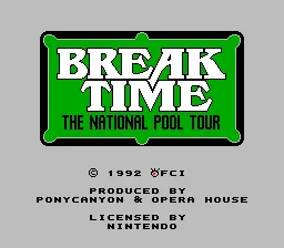 Break Time: The National Pool Tour screenshot