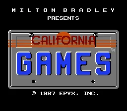 California Games screenshot