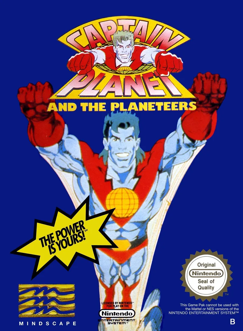 Captain Planet and the Planeteers box art