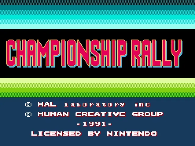 Championship Rally screenshot