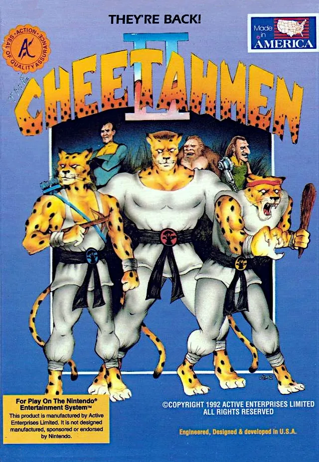 Cheetahmen II box art