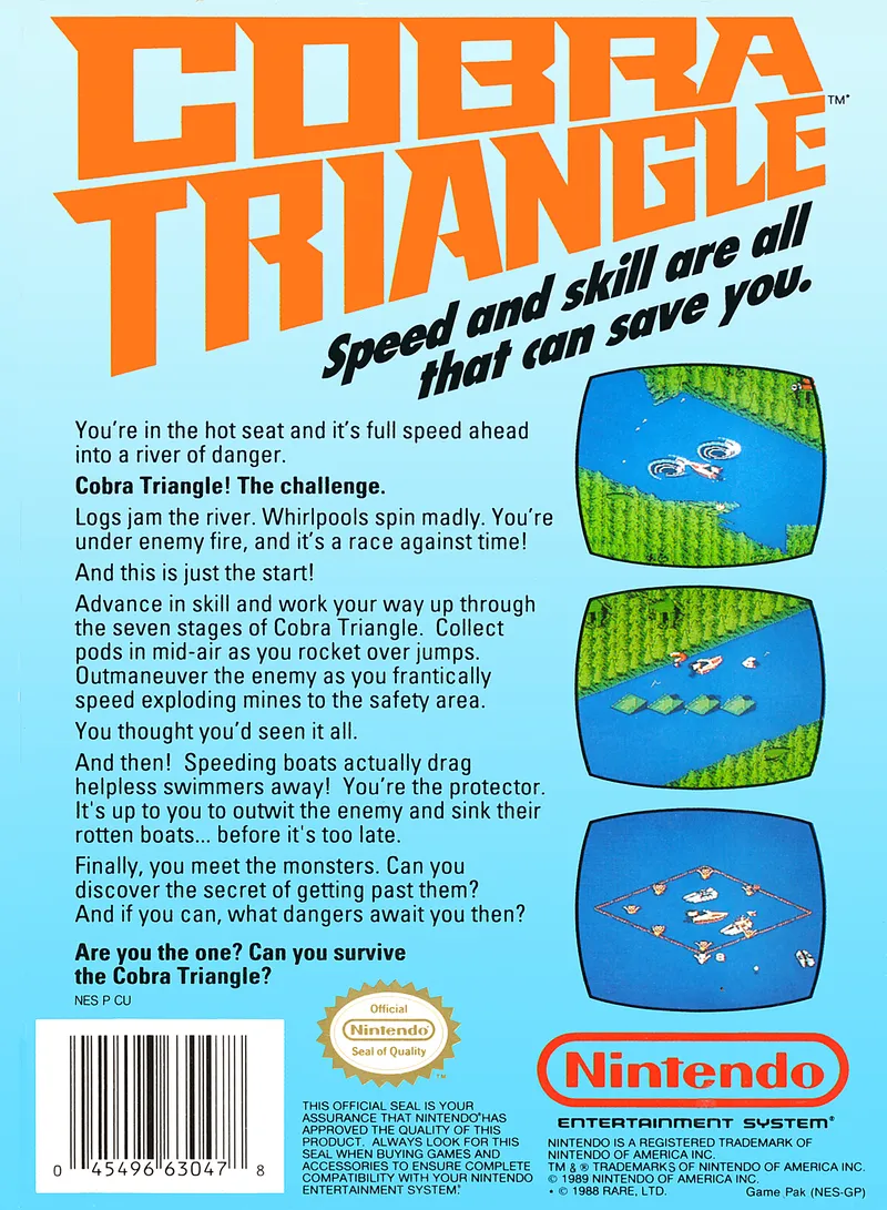 Cobra Triangle box back