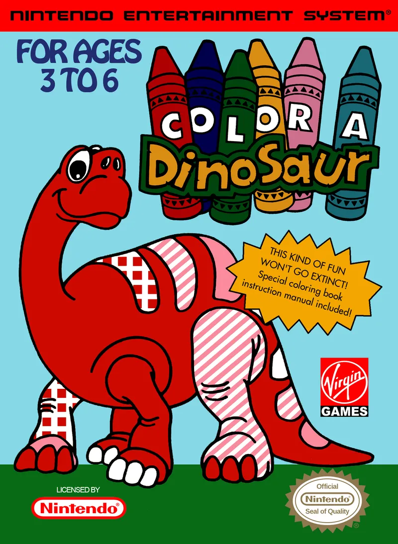 Color a Dinosaur box art