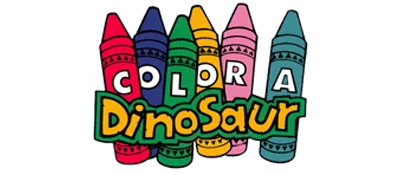 Color a Dinosaur logo