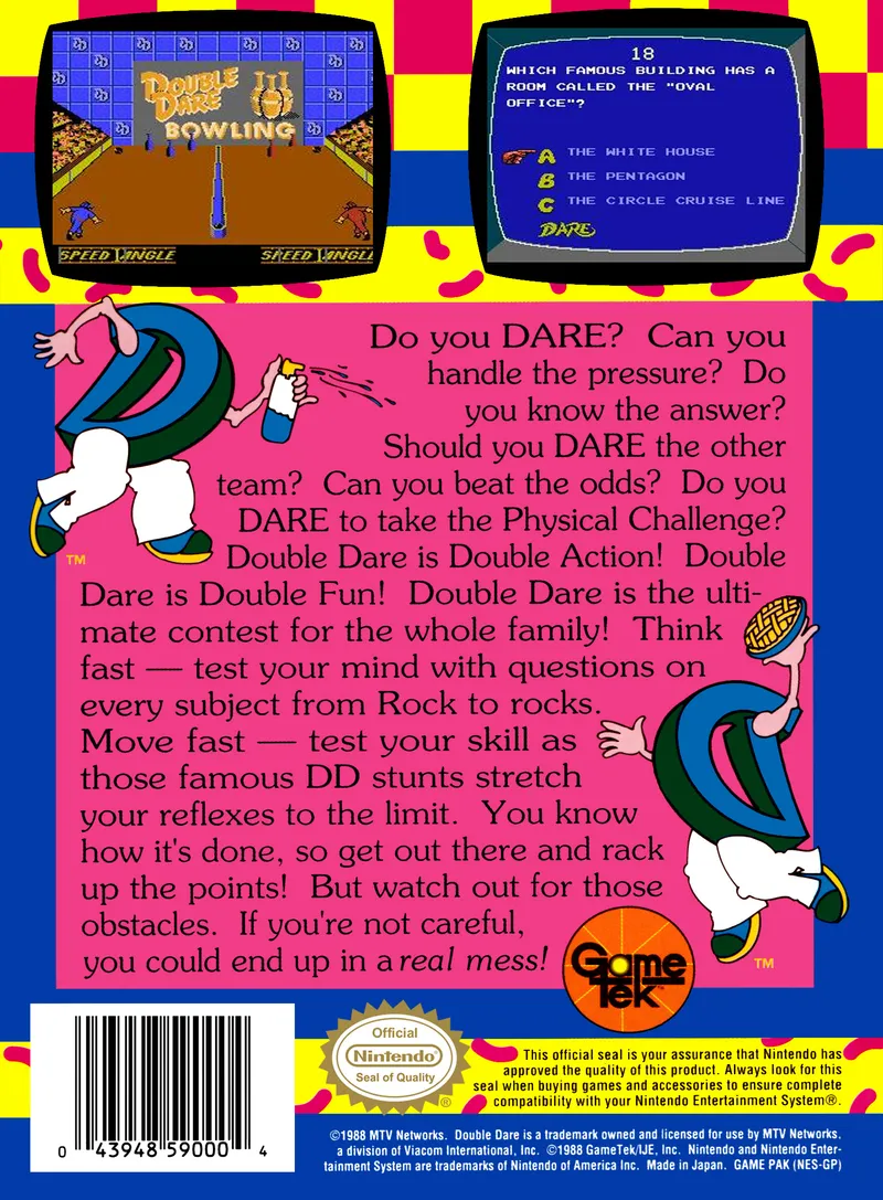 Double Dare box back