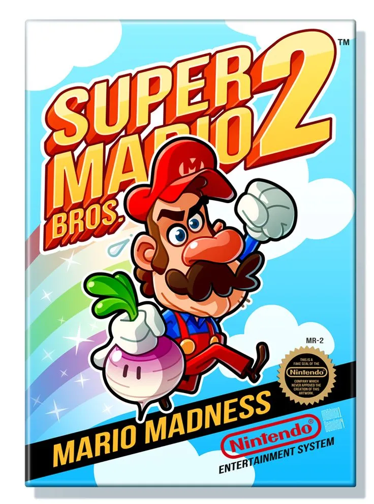 Super Mario Bros. 2 box art