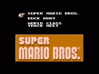 Super Mario Bros. / Duck Hunt / World Class Track Meet screenshot