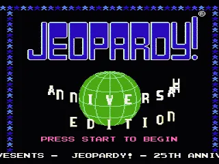 Jeopardy! 25th Anniversary Edition screenshot