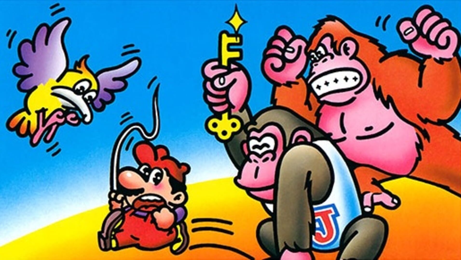 Backdrop artwork for Donkey Kong Jr.