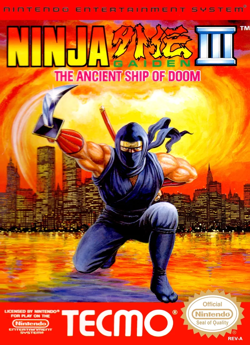 Ninja Gaiden III: The Ancient Ship of Doom box art