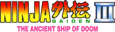 Ninja Gaiden III: The Ancient Ship of Doom logo