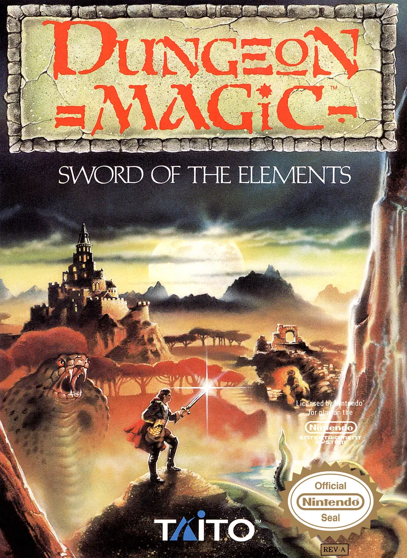 Dungeon Magic: Sword of the Elements box art