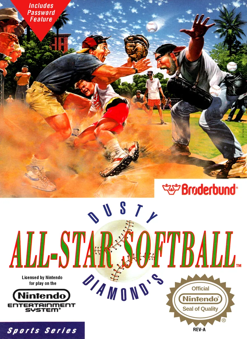 Dusty Diamond's All-Star Softball box art